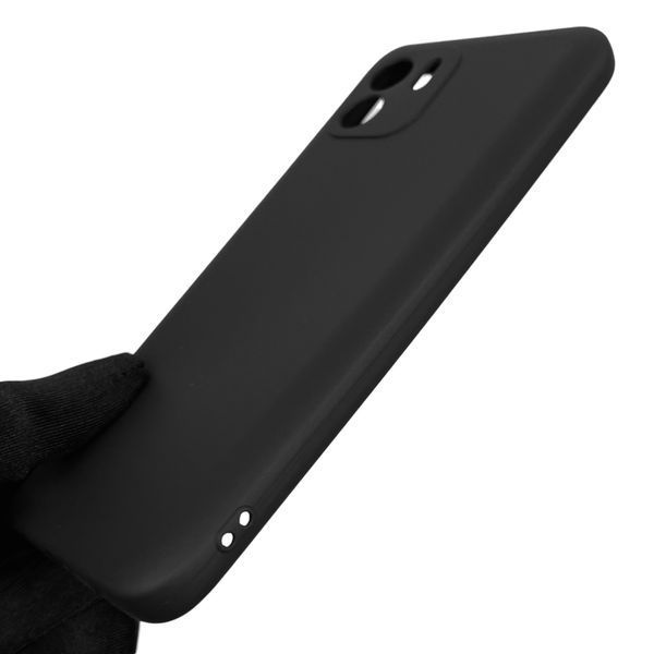 Чохол для Xiaomi Redmi A2 однотонний із захистом камери на сяомі редмі а2 чорний 0001915 фото