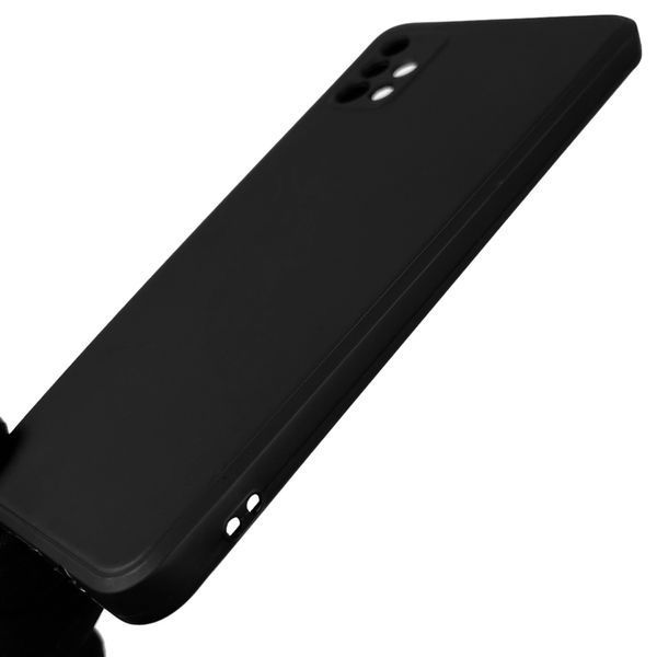 Чехол для Samsung Galaxy A51 SM-A515F с квадратными гранями c защитой камеры на самсунг а51 чёрный 0001271 фото