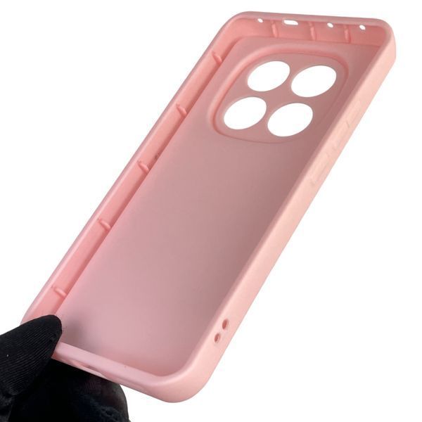 Чехол силиконовый оригинальный Soft Touch с 3D принтом мема сибу для Xiaomi Poco X7 розовый (Полная защита камеры) 0047970 фото