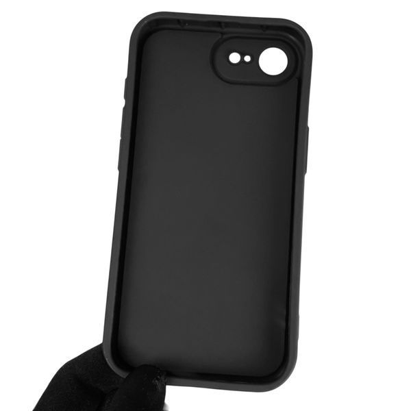Чохол силіконовий Soft Touch з 3D принтом злого кота для Apple iPhone 16e чорний (Повний захист камери) 0047157 фото