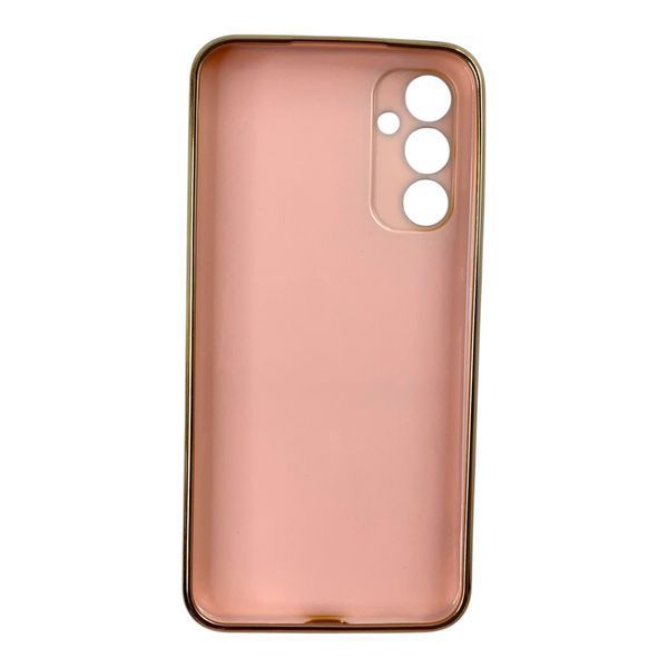 Чохол для Samsung Galaxy A34 5G (SM-A346E) з принтом золоті метелики глянцевий із захистом камери із золотою окантовкою 0059463 фото