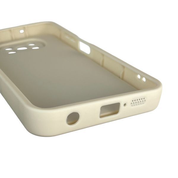 Чохол силіконовий оригінальний Soft Touch з 3D принтом кумедний тед ведмідик для Xiaomi Poco X3 Pro молочний (Повний захист камери) 0048806 фото
