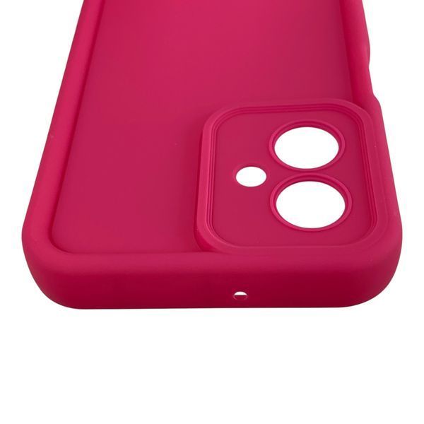 Чохол силіконовий Soft Touch для Motorola G64 малиновий (Повний захист камери) 0054423 фото