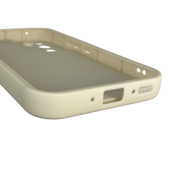 Чехол силиконовый Soft Touch с 3D принтом для Samsung Galaxy A54 5G (SM-A546E) молочный (Полная защита камеры) 0040572 фото
