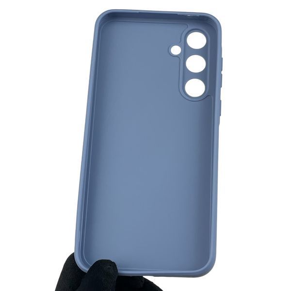 Чохол для Samsung Galaxy A35 5G (SM-A556) з квадратними гранями із захистом камери на самсунг а35 блакитний 0012598 фото