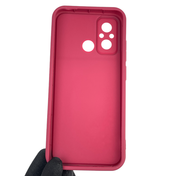 Чехол силиконовый Soft Touch с 3D принтом для Xiaomi Redmi 11A бордовый (Полная защита камеры) 0042433 фото