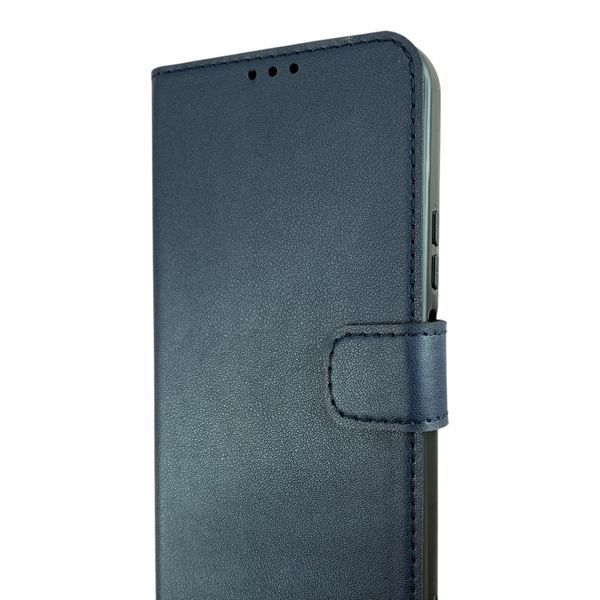 Чехол-книжка для Realme C85 синяя (магнитная застёжка, отделение для карточек) 0062504 фото