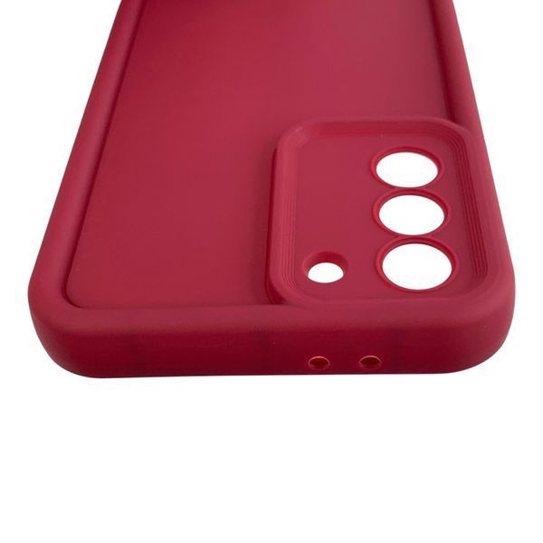 Чохол силіконовий Soft Touch для Samsung Galaxy S21 Plus бордовий (Повний захист камери) 0054039 фото