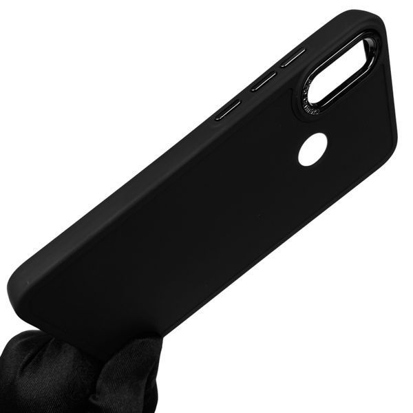 Чохол для Xiaomi Redmi Note 7 протиударний з високими бортами з мікрофіброю на сяомі редмі нот 7 чорний 0002273 фото