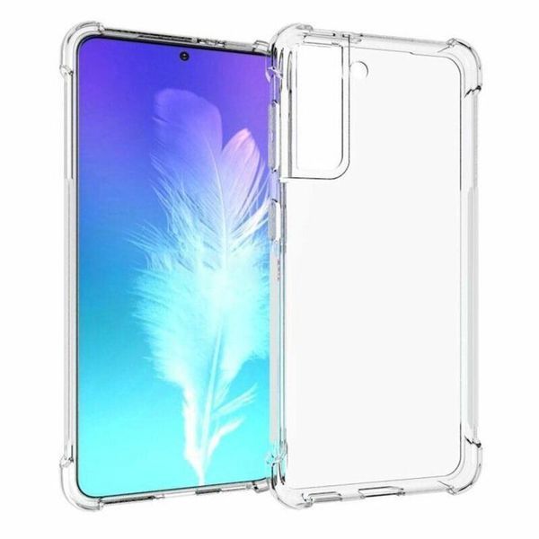 Протиударний чохол для Samsung Galaxy S21 прозорий, посилені кути із захистом камери, TPU (самсунг галакси с21) 0061439 фото