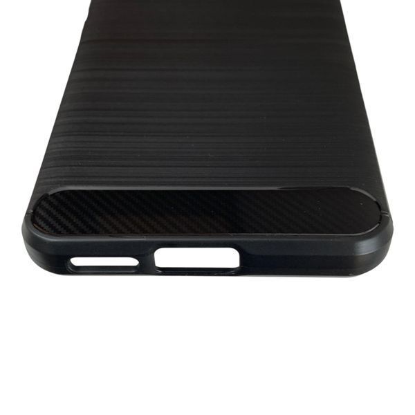 Чохол для телефона Xiaomi 12T Pro карбоновий протиударний з високими бортами чорний 0052262 фото