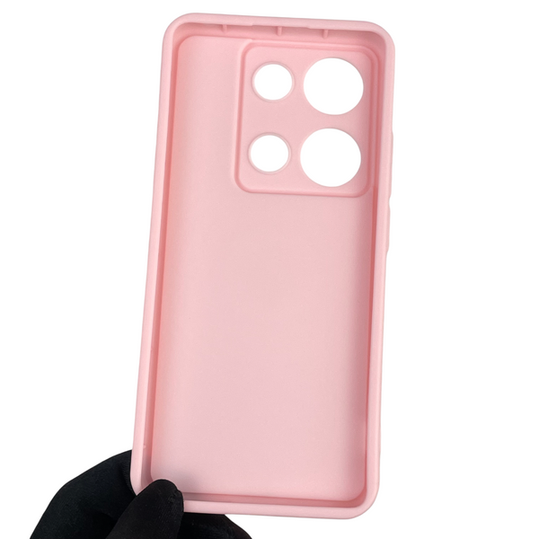 Чохол силіконовий Soft Touch з 3D принтом для Xiaomi Redmi Note 14S рожевий (Повний захист камери) 0042399 фото