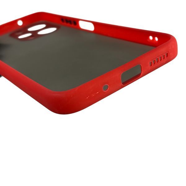 Чехол для телефона Xiaomi Redmi 12 4G с высокими бортами с защитой камеры на сяоми редми 12 красный 0026204 фото