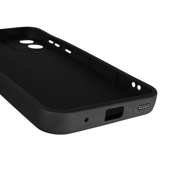 Чехол силиконовый оригинальный Soft Touch с 3D принтом мема сибу для Motorola Moto E13 (PAXT0034) черный (Полная защита камеры) 0047318 фото