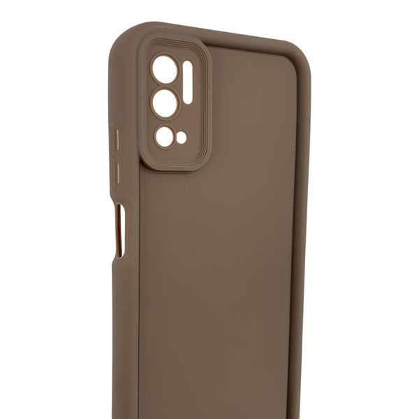 Чехол силиконовый Soft Touch для Xiaomi Redmi Note 10 5G коричневый (Полная защита камеры) 0053889 фото