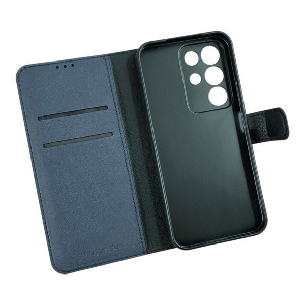 Чехол-книжка для Realme C85 синяя (магнитная застёжка, отделение для карточек) 0062504 фото