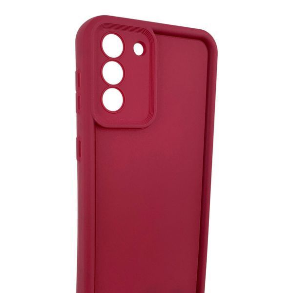 Чохол силіконовий Soft Touch для Samsung Galaxy S21 Plus бордовий (Повний захист камери) 0054039 фото