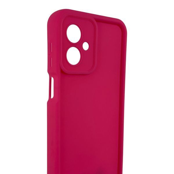 Чохол силіконовий Soft Touch для Motorola G64 малиновий (Повний захист камери) 0054423 фото