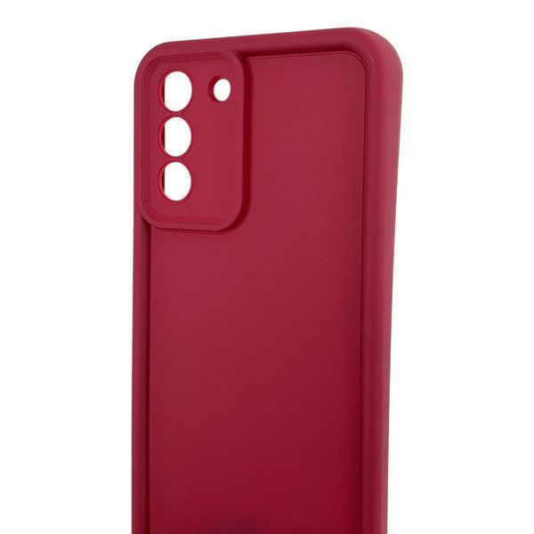 Чохол силіконовий Soft Touch для Samsung Galaxy S21 Plus бордовий (Повний захист камери) 0054039 фото