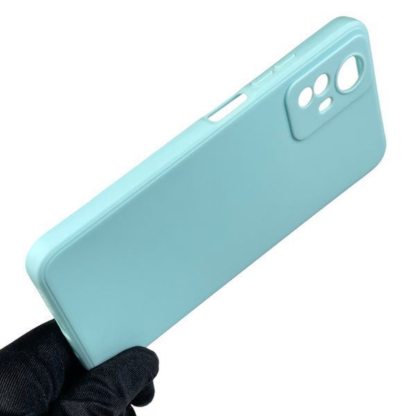 Чехол для Xiaomi Redmi Note 12S с квадратными гранями с защитой камеры на сяоми редми нот 12с бирюзовый 0012850 фото