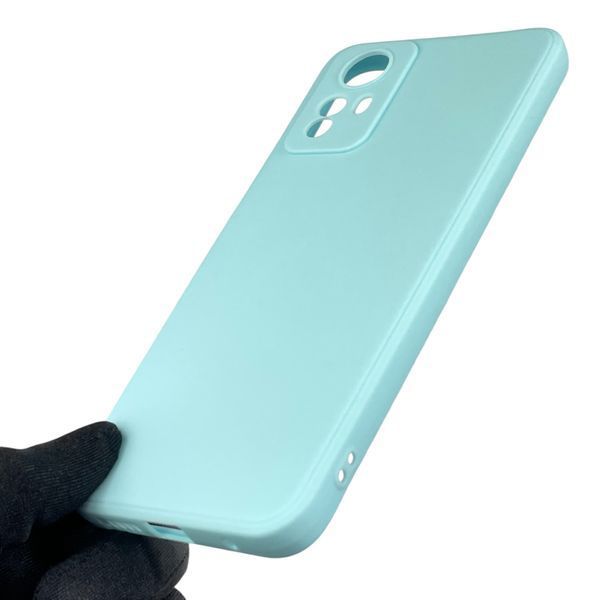 Чехол для Xiaomi Redmi Note 12S с квадратными гранями с защитой камеры на сяоми редми нот 12с бирюзовый 0012850 фото