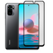 Защитное стекло МАТОВОЕ для телефона Xiaomi Redmi Note 10 противоударное на сяоми редми нот 10 черное 0039097 фото 1