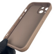 Чехол силиконовый Soft Touch с 3D принтом Майнкрафт для Apple iPhone 13 коричневый (Полная защита камеры) 0040977 фото 4