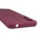 Чехол для Motorola Moto G04s силиконовый с микрофиброй нескользящий на моторола г04с бордовый 0031747 фото 5
