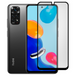 Защитное стекло МАТОВОЕ для телефона Xiaomi Redmi Note 11 4G противоударное на сяоми редми нот 11 4г черное 0039305 фото 1