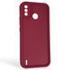 Чохол силіконовий Soft Touch для Tecno Spark 6 Go (KE5) бордовий (Повний захист камери) 0044301 фото 1
