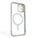Чехол для Apple iPhone 12 с линзами на камере с MagSafe на айфон 12 серебряный 0034378 фото 2