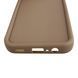 Чехол силиконовый Soft Touch для Samsung Galaxy A02 коричневый (Полная защита камеры) 0053939 фото 6