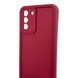 Чохол силіконовий Soft Touch для Samsung Galaxy S21 Plus бордовий (Повний захист камери) 0054039 фото 4