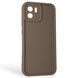 Чехол силиконовый Soft Touch для Xiaomi Redmi A1 коричневый (Полная защита камеры) 0044101 фото 1