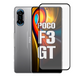 Защитное стекло для телефона Xiaomi Poco F3 GT противоударное полноэкранное на сяоми поко ф3 гт черное 0038858 фото 1