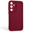 Чехол силиконовый Soft Touch для Samsung Galaxy S24 Plus бордовый (Полная защита камеры)