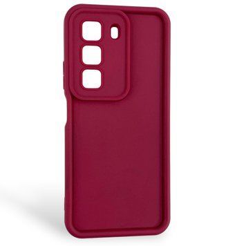 Чохол силіконовий Soft Touch для Infinix Hot 50 (X6882) бордовий (Повний захист камери) 0054452 фото