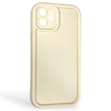 Чохол силіконовий Soft Touch для Apple iPhone 12 молочний (Повний захист камери) 0039355 фото