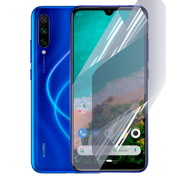 Плёнка гидрогелевая для Xiaomi Mi A3 Lite глянцевая противоударная на сяоми ми а3 лайт прозрачная 0003378 фото