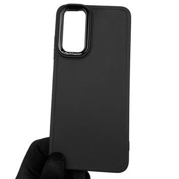 Чохол для Xiaomi Redmi Note 11 4G матовий з високими бортами з мікрофіброю на сяомі редмі нот 11 чорний 0002258 фото