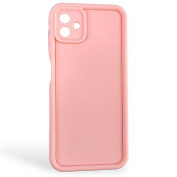 Чехол силиконовый Soft Touch для Samsung Galaxy A04 розовый (Полная защита камеры) 0053963 фото