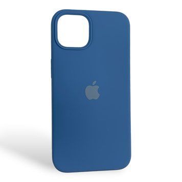 Чехол Silicone Case для Apple iPhone 13 темно-синий (силиконовый, защита камеры) 0059861 фото