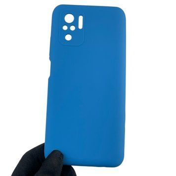 Чохол для Xiaomi POCO M5s силіконовий з мікрофіброю нековзний на сяомі поко м5с синій 0032491 фото