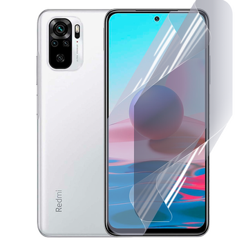 Плёнка гидрогелевая для Xiaomi Redmi Note 10T 4G глянцевая на Сяоми редми нот 10т 4г прозрачная 0011632 фото