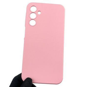 Чохол для Samsung Galaxy A15 (SM-A155M) силіконовий з мікрофіброю нековзний на самсунг а15 рожевий 0031833 фото