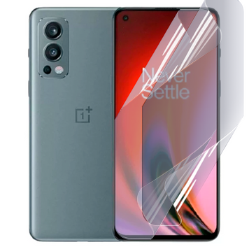 Плёнка гидрогелевая для OnePlus Nord 2 глянцевая противоударная на ванплас норд 2 прозрачная 0034047 фото