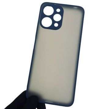 Чехол для Xiaomi Redmi 12 4G противоударный с высокими бортами защитой камеры на сяоми редми 12 4г тёмно-синий 0000945 фото