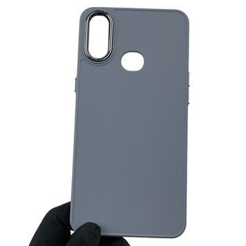 Чохол для Samsung Galaxy A10s (SM-A107F) із захистом на камері з мікрофіброю на самсунг а10с сірий 0012191 фото