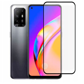 Захисне скло для телефона Oppo Reno 5 Z протиударне повноекранне на оппо рено 5 з чорне 0038620 фото