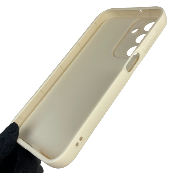 Чохол силіконовий Soft Touch з 3D принтом для Samsung Galaxy A16 5G (SM-A166) молочний (Повний захист камери) 0040430 фото